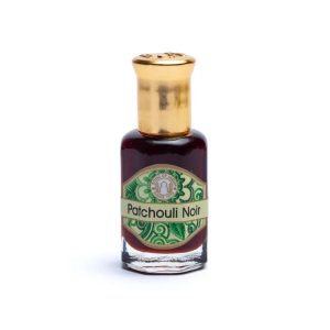 Aromatische parfumolie Patchouli Noir, van het merk Song of India.