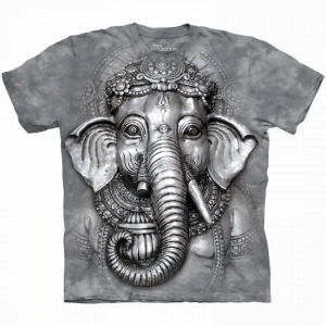 T-shirt met hoogwaardige print Ganesha