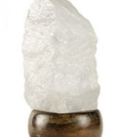 bergkristal lamp middel