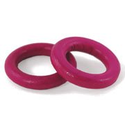 houten ring donker roze