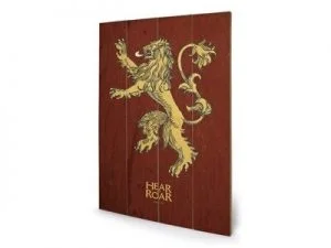 wandbord game of thrones lannister